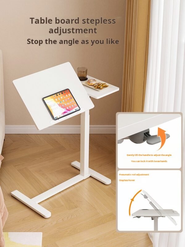 Bedside table, movable table, pneumatic lift table, home office desk, computer desk, sofa table, folding table - Image 2