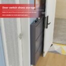 Ultra-narrow entrance cabinet, steel shoe cabinet behind the entrance door, ultra-thin shoe cabinet, large capacity for home use.