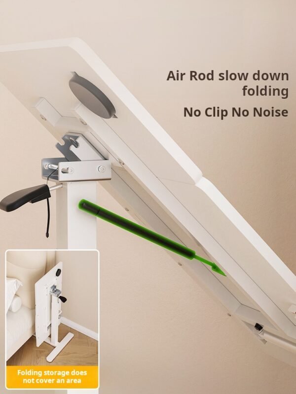 Bedside table, movable table, pneumatic lift table, home office desk, computer desk, sofa table, folding table - Image 3