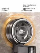 Onion, ginger, garlic, and chili pepper storage box, multi-functional kitchen storage rack, suction cup wall-mounted storage device
