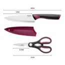 Tefal Comfort 2pcs Set Chef Knife 15cm + Scissors 21cm K250S2