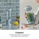 Ninja Blast Portable Blender, 530ml, Rechargeable with USB-C Cord, Crushes Ice, lightweight, BPA Free, Ninja BC151SM